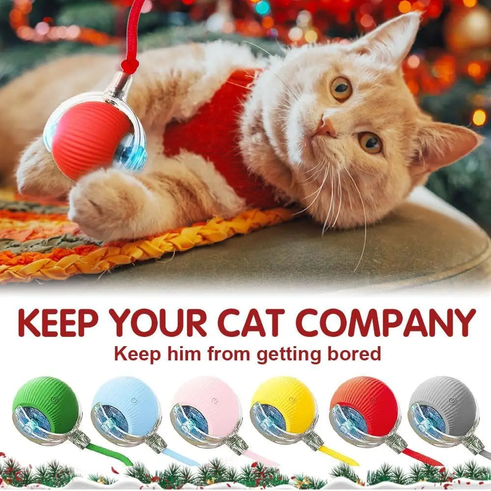 Intelligent Rolling Interactive Cat Toy For Indoor Cats And Kittens