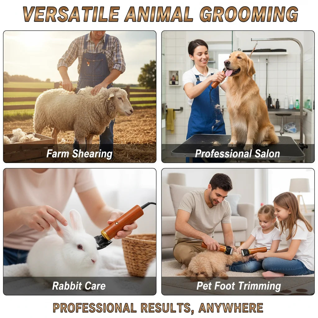 Bymaocar Professional Electric Pet Grooming Clipper For Animals