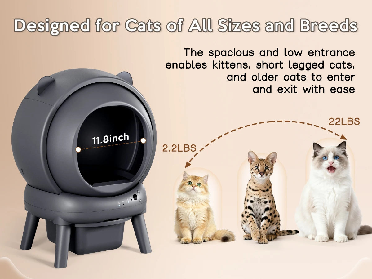 Automatic Smart Self Cleaning Premium Cat Litter Box
