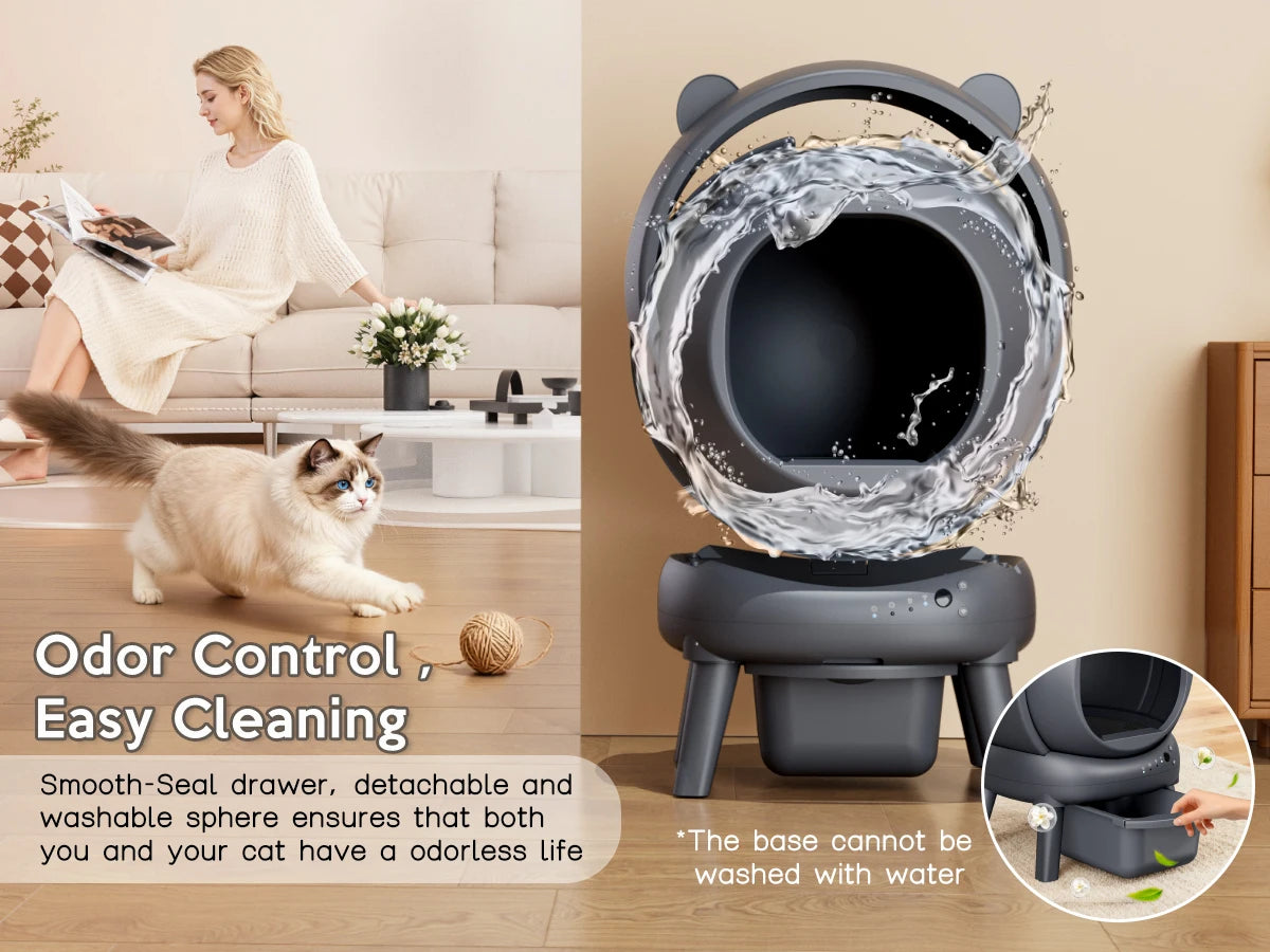Automatic Smart Self Cleaning Premium Cat Litter Box