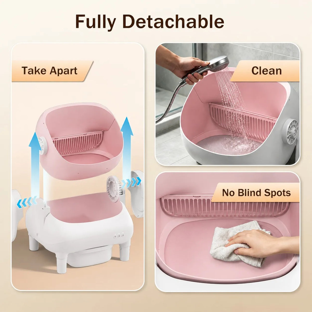 Cumrige Smart Self-Cleaning Cat Litter Box with WiFi App Remote