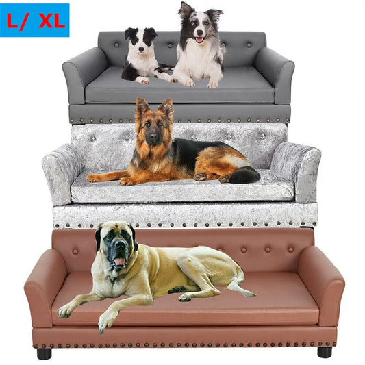 Borwart Heavy Duty Raised Pet Sofa With Comfortable Pad