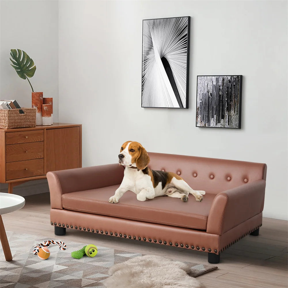 Borwart Heavy Duty Raised Pet Sofa With Comfortable Pad