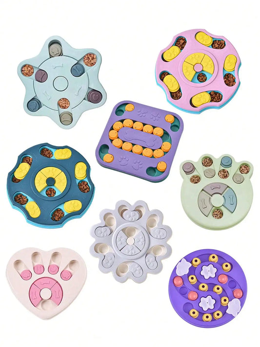 Interactive Pet Training Puzzle Toy Slow Feeder Bowl
