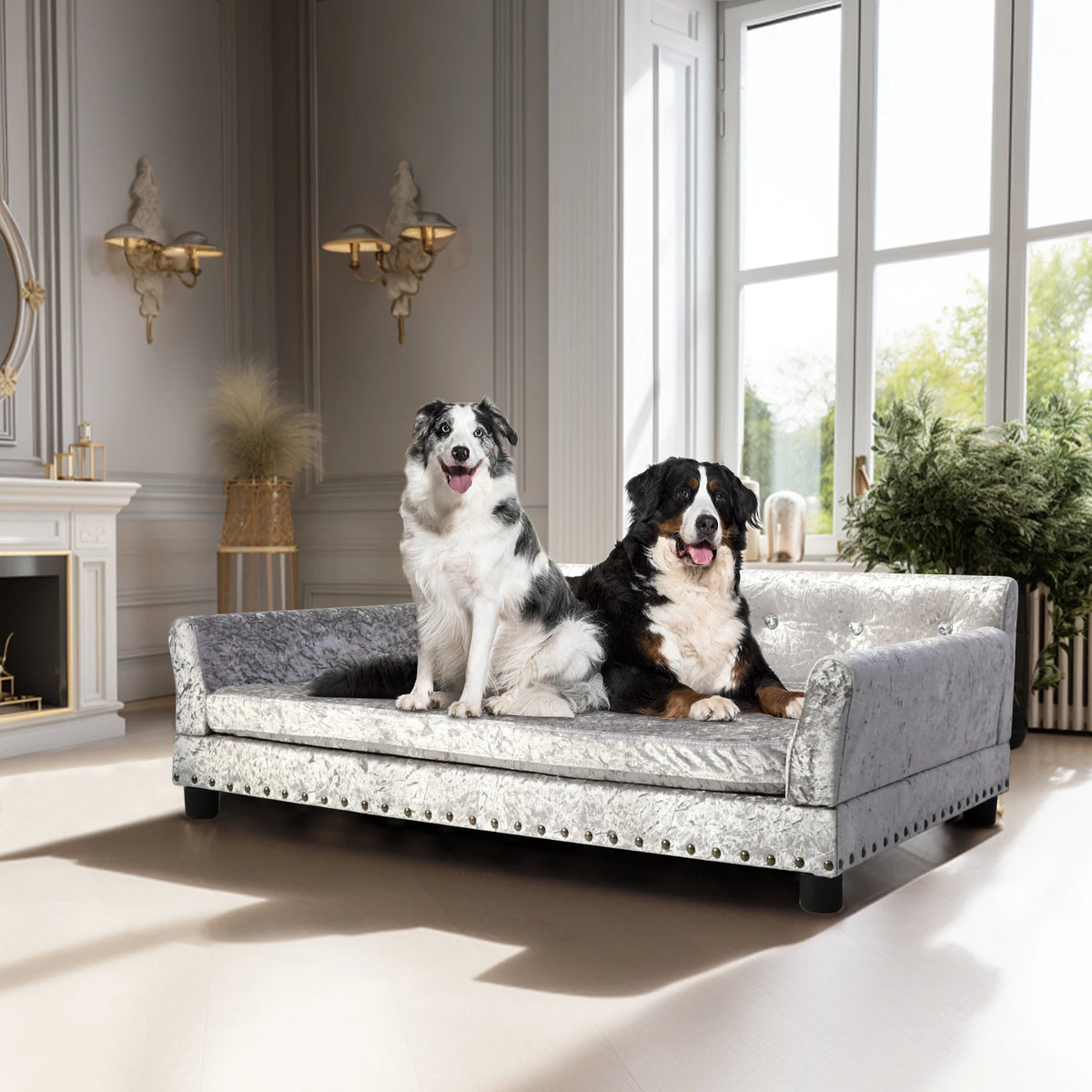 Borwart Heavy Duty Raised Pet Sofa With Comfortable Pad