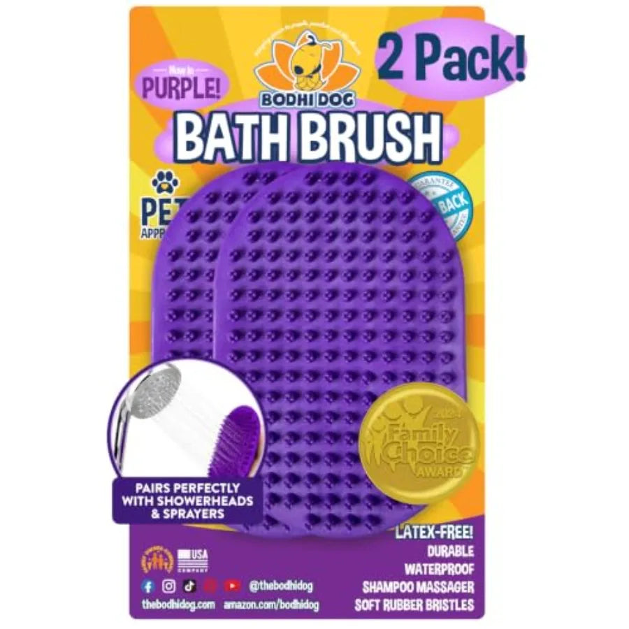 Premium Stainless Steel Pet Shampoo Brush For Dogs And Cats
