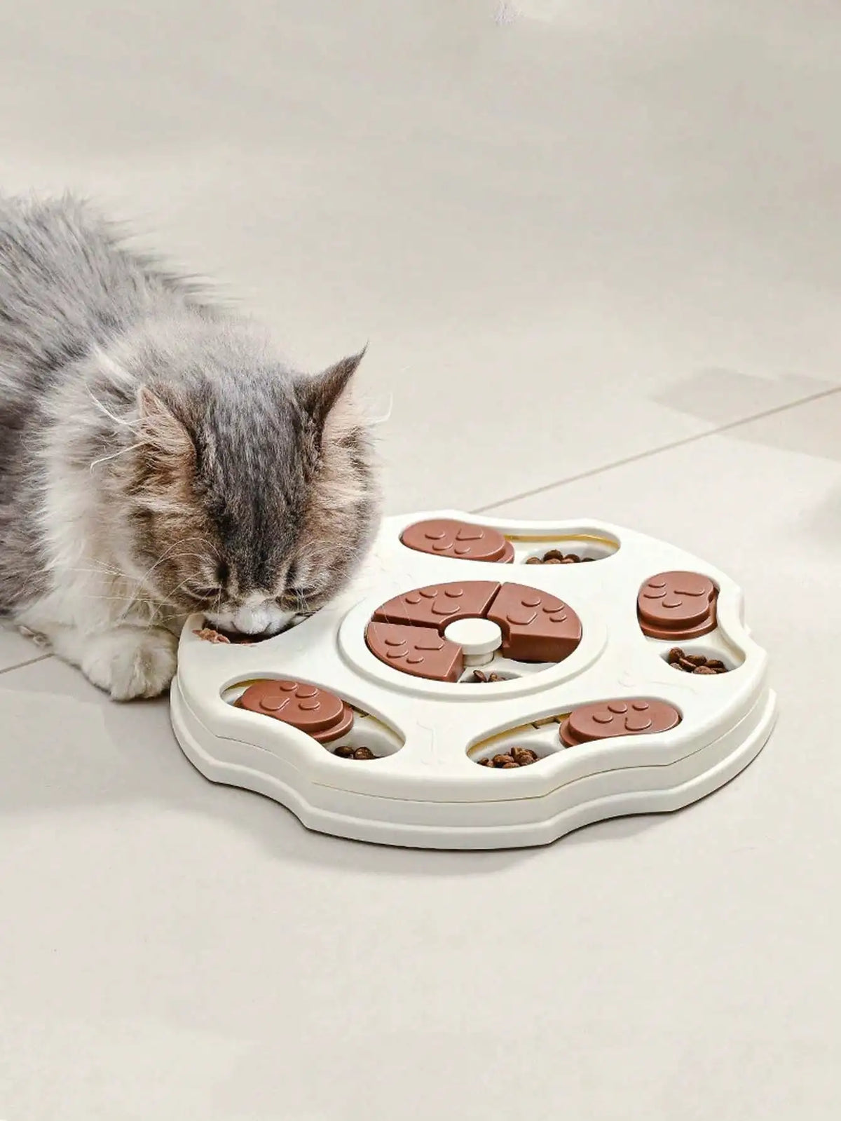 Interactive Pet Training Puzzle Toy Slow Feeder Bowl