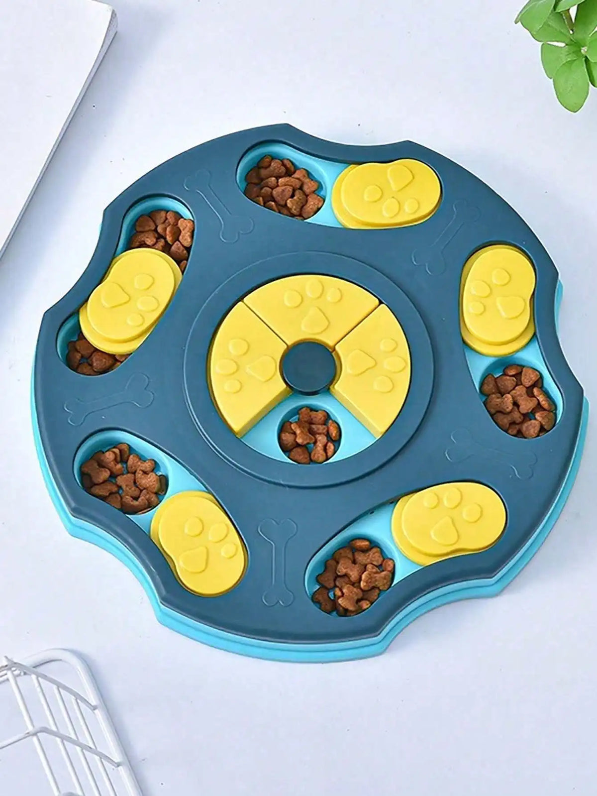 Interactive Pet Training Puzzle Toy Slow Feeder Bowl