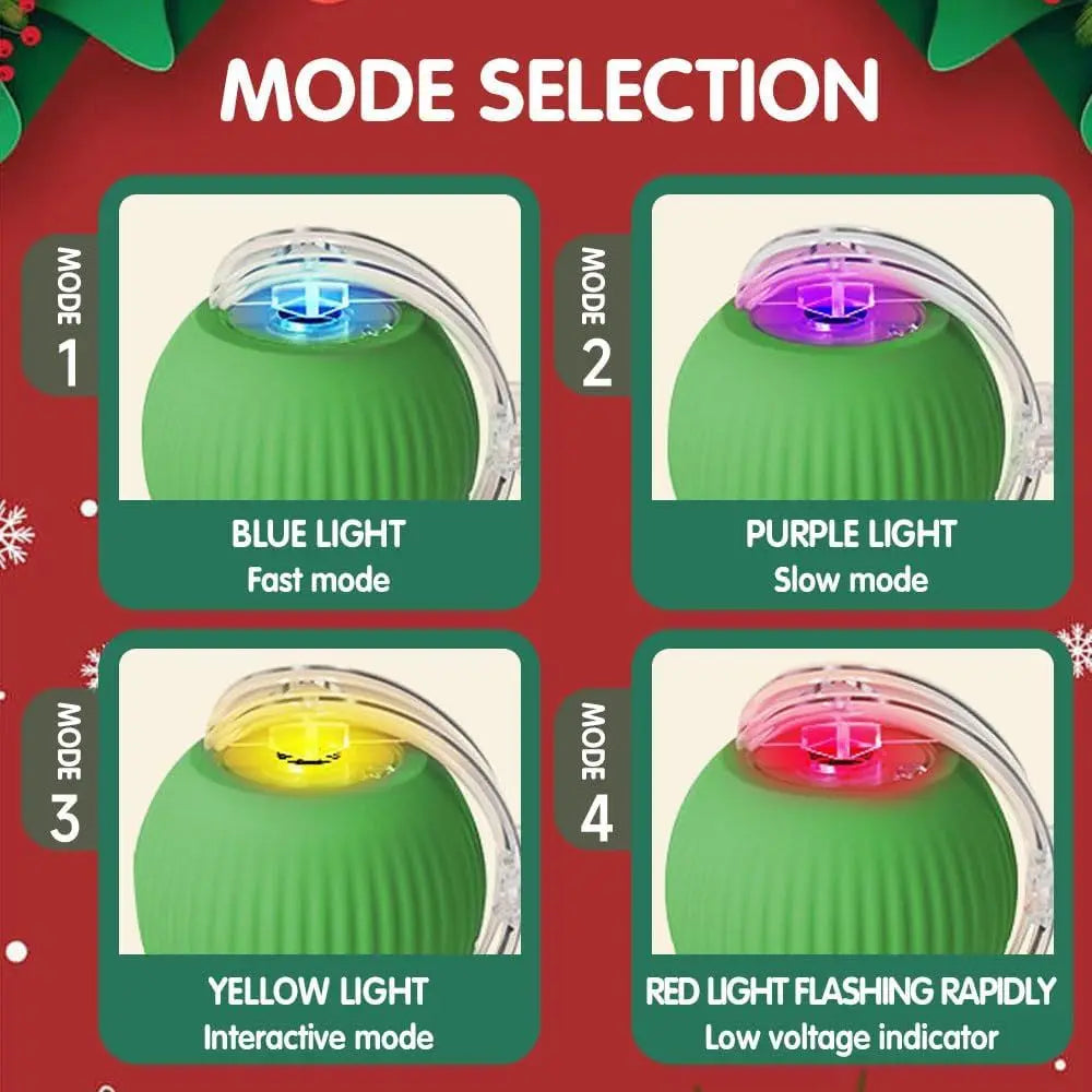 Intelligent Rolling Interactive Cat Toy For Indoor Cats And Kittens