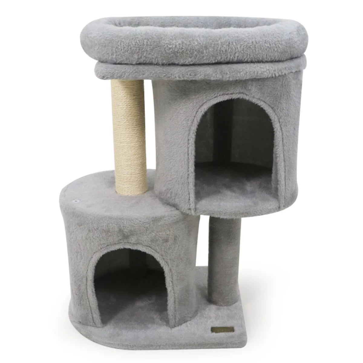 Zynkloac Anti Tip Cat Tree Tower With Sisal Scratching Posts