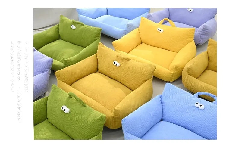 Puppy special sofa kennel winter warm pet Internet celebrity cat nest small dog dog sleeping mat cushion winter bed