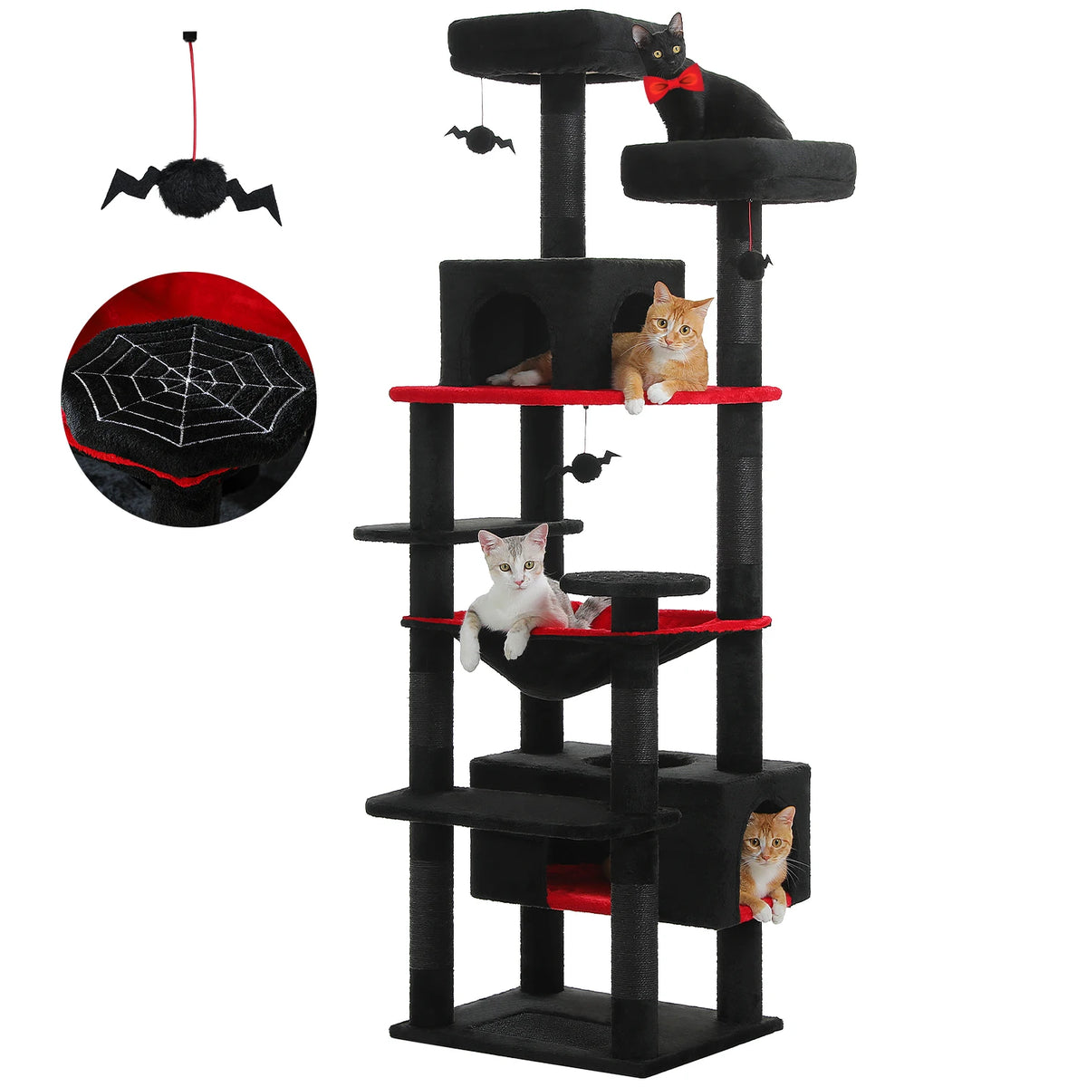 PAWZ Road Indoor Cat Tree Tower With Sisal Scratching Posts