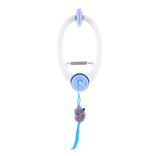Automatic Retractable Door Hanging Interactive Cat Teaser Toy