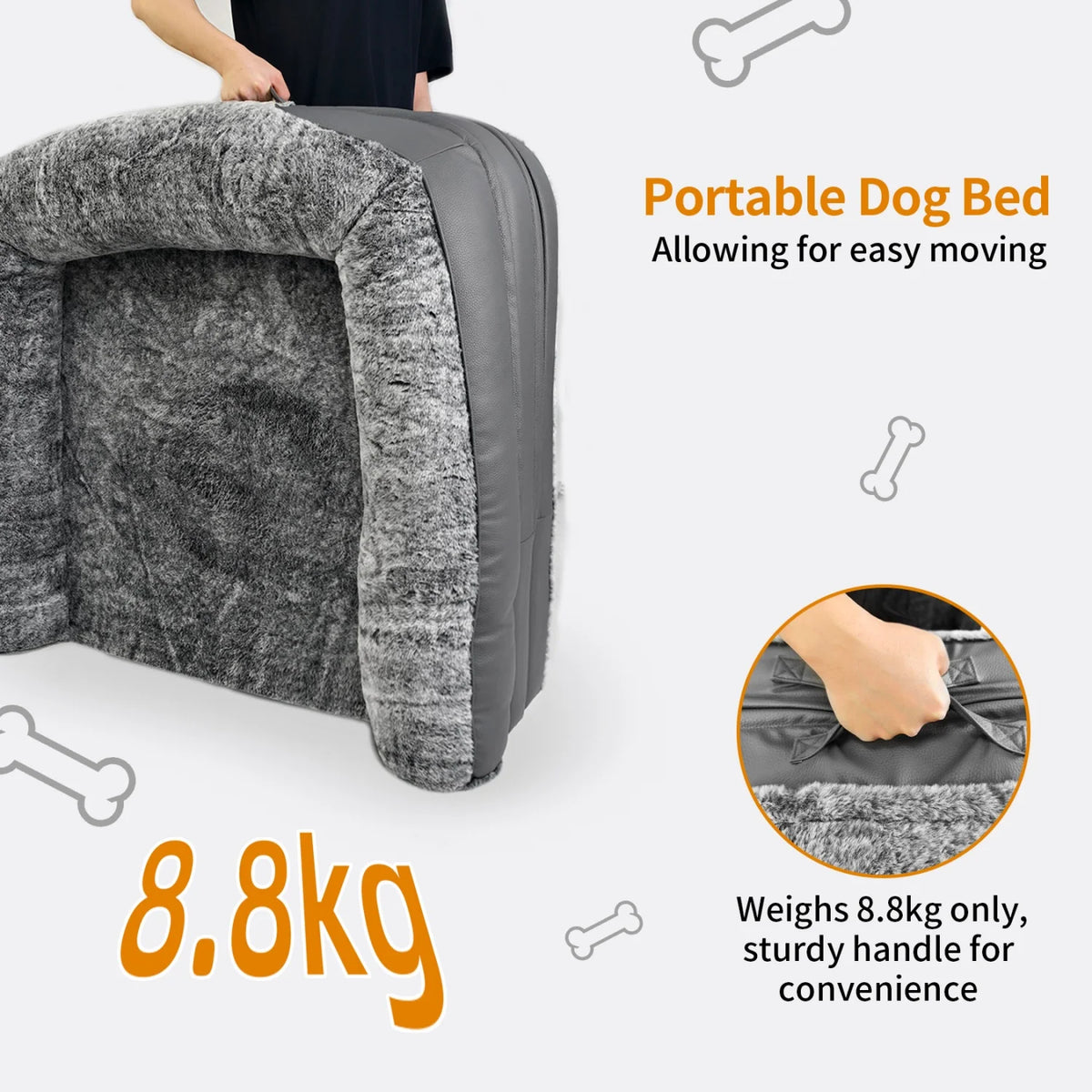 Bingopaw Orthopedic Adult And Pet Foldable Plush Bed