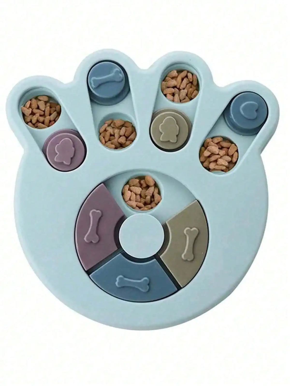 Interactive Pet Training Puzzle Toy Slow Feeder Bowl