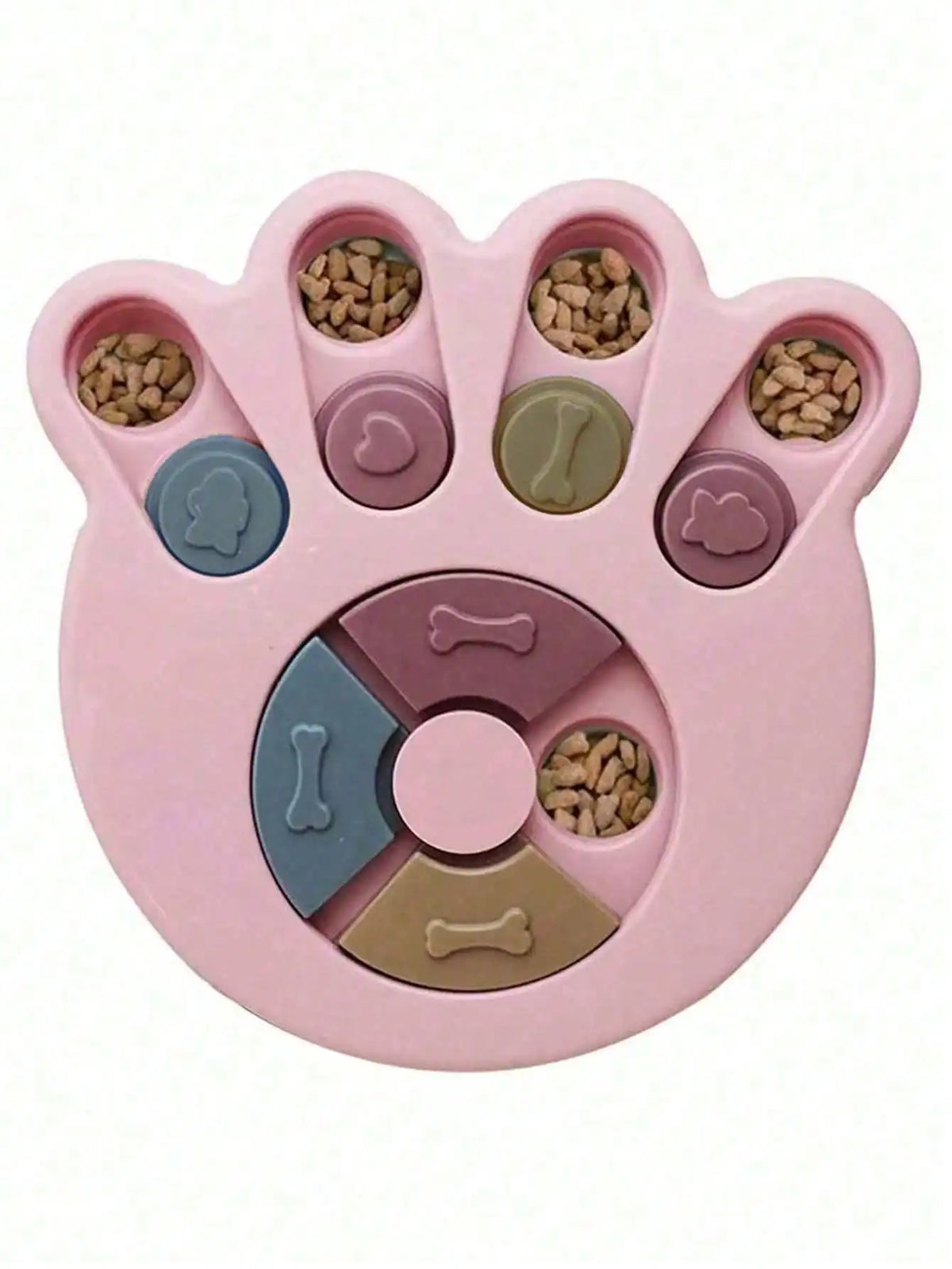 Interactive Pet Training Puzzle Toy Slow Feeder Bowl