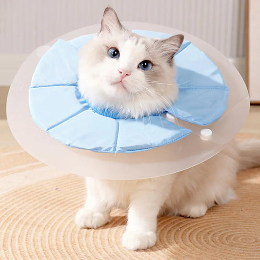 Soft Adjustable Cat Dual Wear Elizabethan Cone