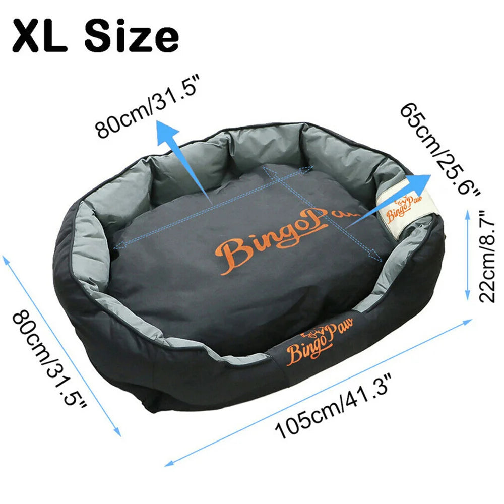 Borwart Waterproof Orthopedic Dog Bed With Removable Cushion