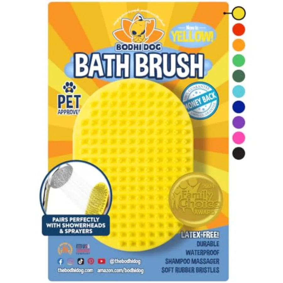 Premium Stainless Steel Pet Shampoo Brush For Dogs And Cats