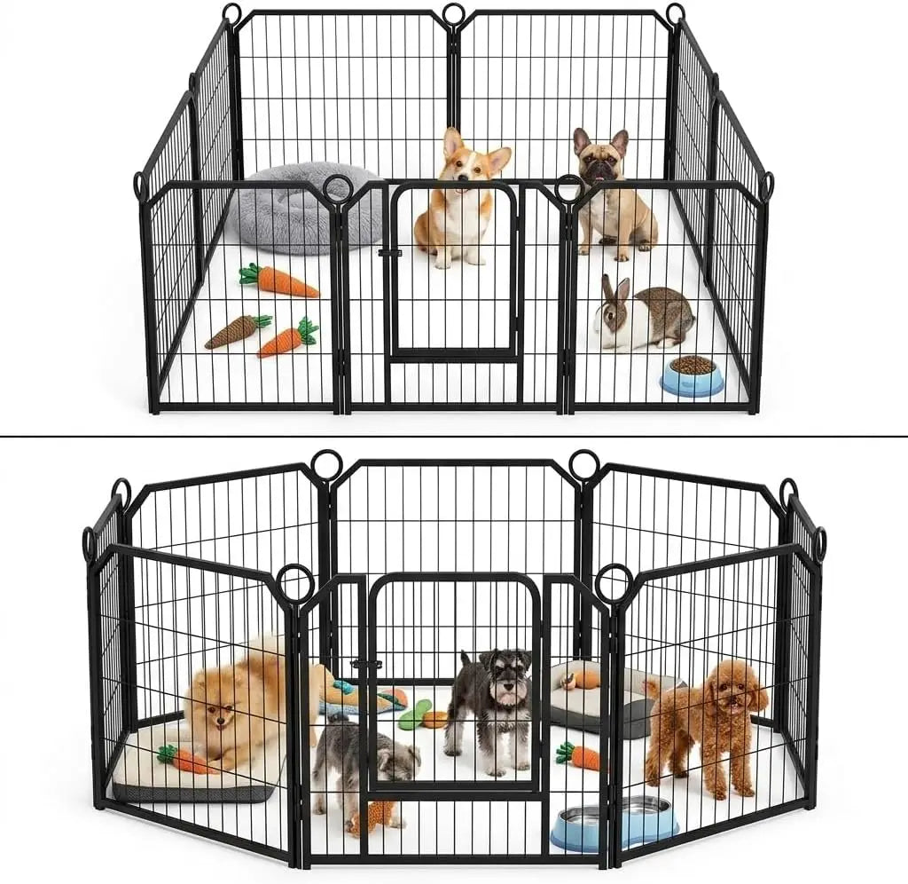 Garvee Heavy Duty Dog Playpen With Self Locking Door